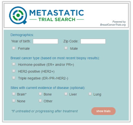 MetastaticTrialSearch